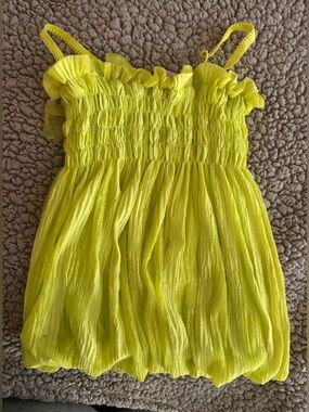 Teddyboom Neon Lime Ruffled Dress (5/6)